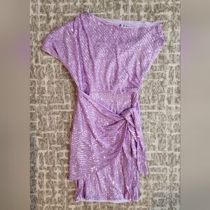 Grace Karin Sequin Dress Light Purple Party Cocktail Nightclub Small S